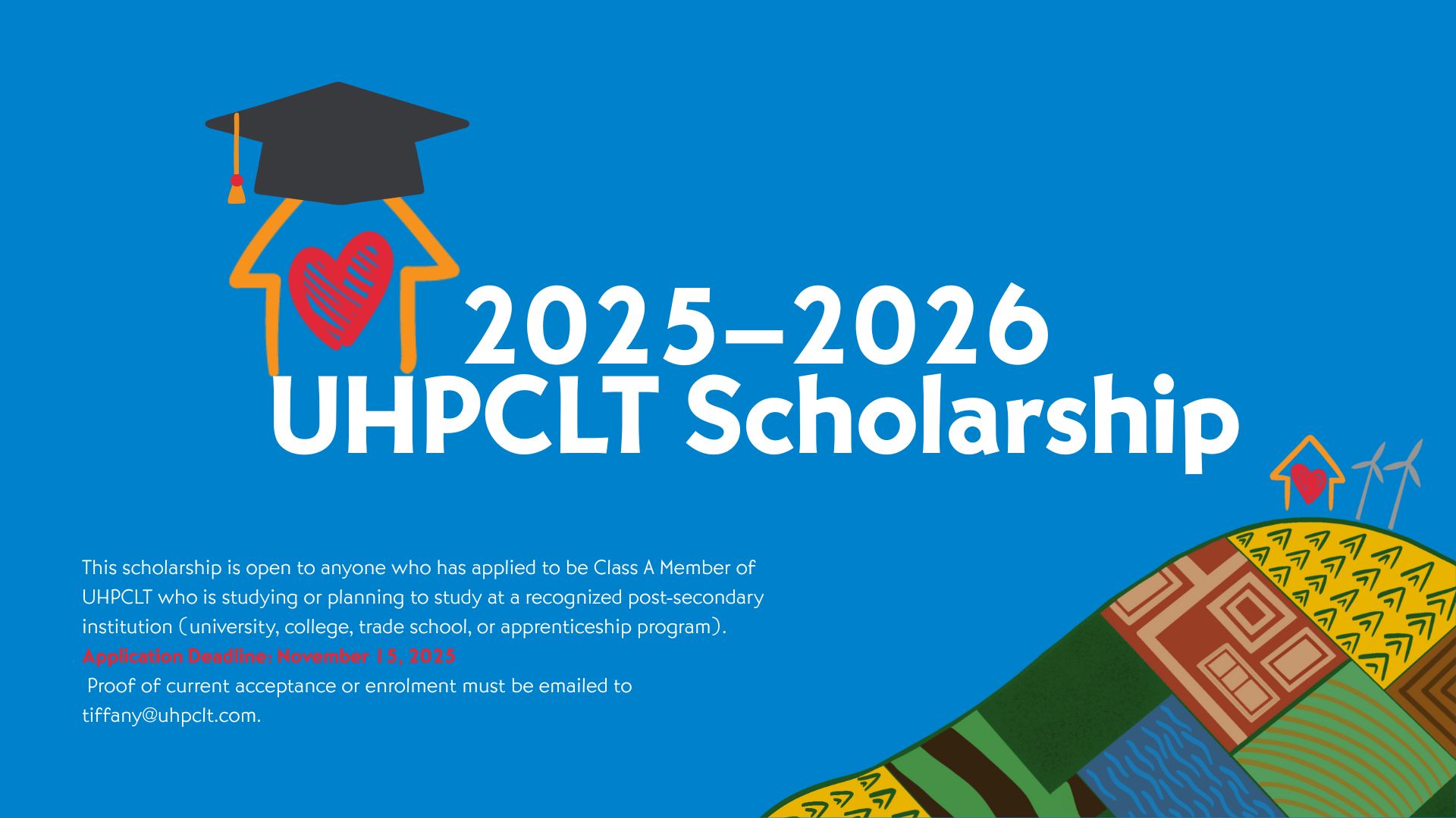 EBC: - 🎓 We’re Excited to Announce the 2025–2026 UHPCLT Scholarship! 🎓 ...