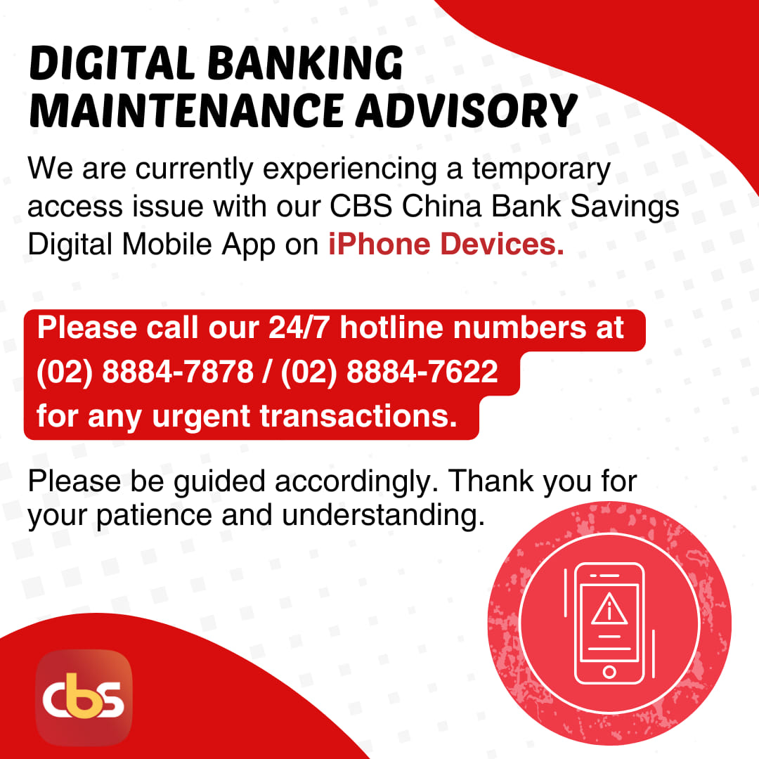 CBS - DIGITAL BANKING ADVISORY We are currently experiencing a ...