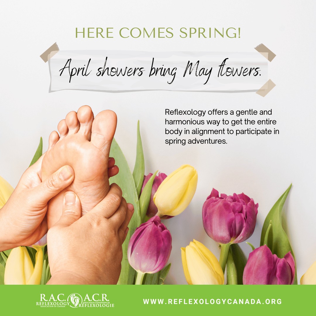 Reflexology - ☀️ Here comes spring! . 🌺 April showers bring May flowers ...