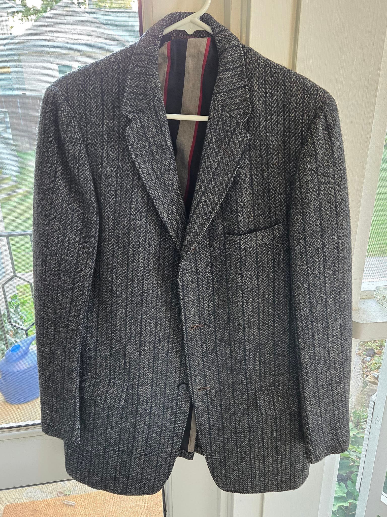 Me wearing one of my Harris tweed jackets. I had thought it was 