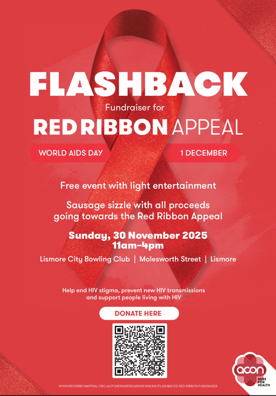 Flashback Red Ribbon Appeal Fundraiser