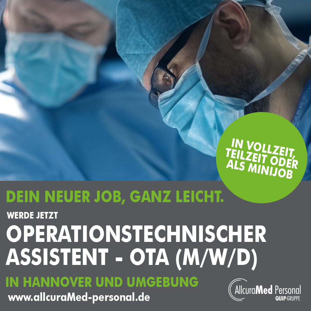 Wir suchen OTA (m/w/d) +++... - AllcuraMed Personal GmbH | Facebook