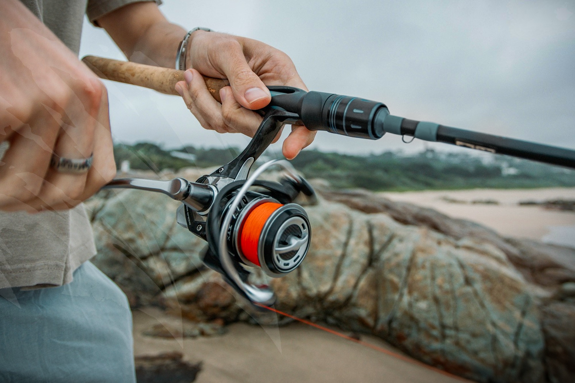 blue dolphin fishing lure DLPB - Accurate Reel Model:AX-400X One Hook Me Wind-up The finishes have been Tree Masts