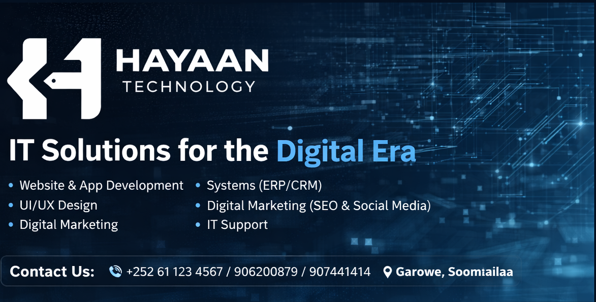Hayan Technology Solutions | Gaalkacyo