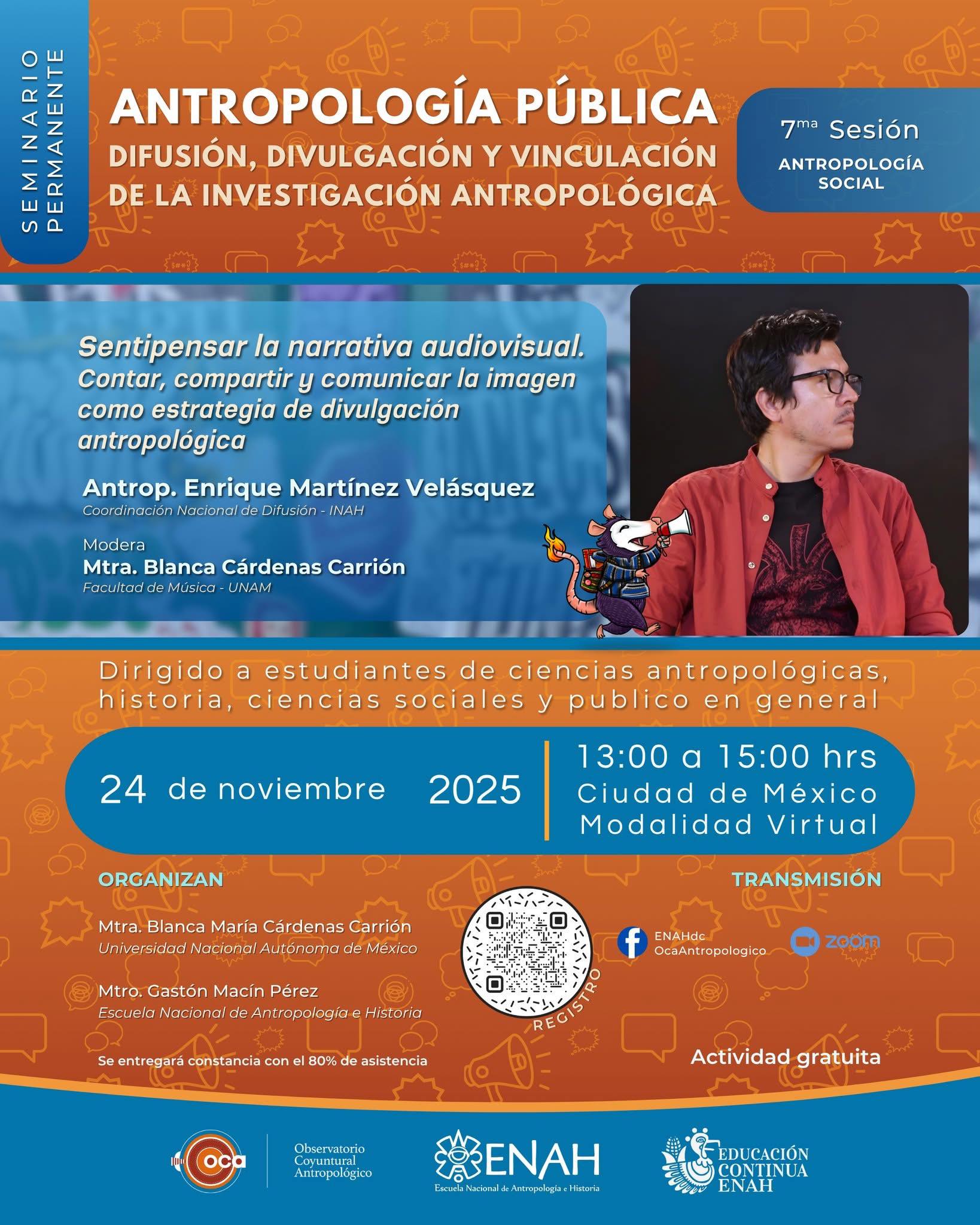 Observatorio - 🟠 #SeminarioOCA 📆 #ParaAgendar 🗂 La ENAH Escuela ...
