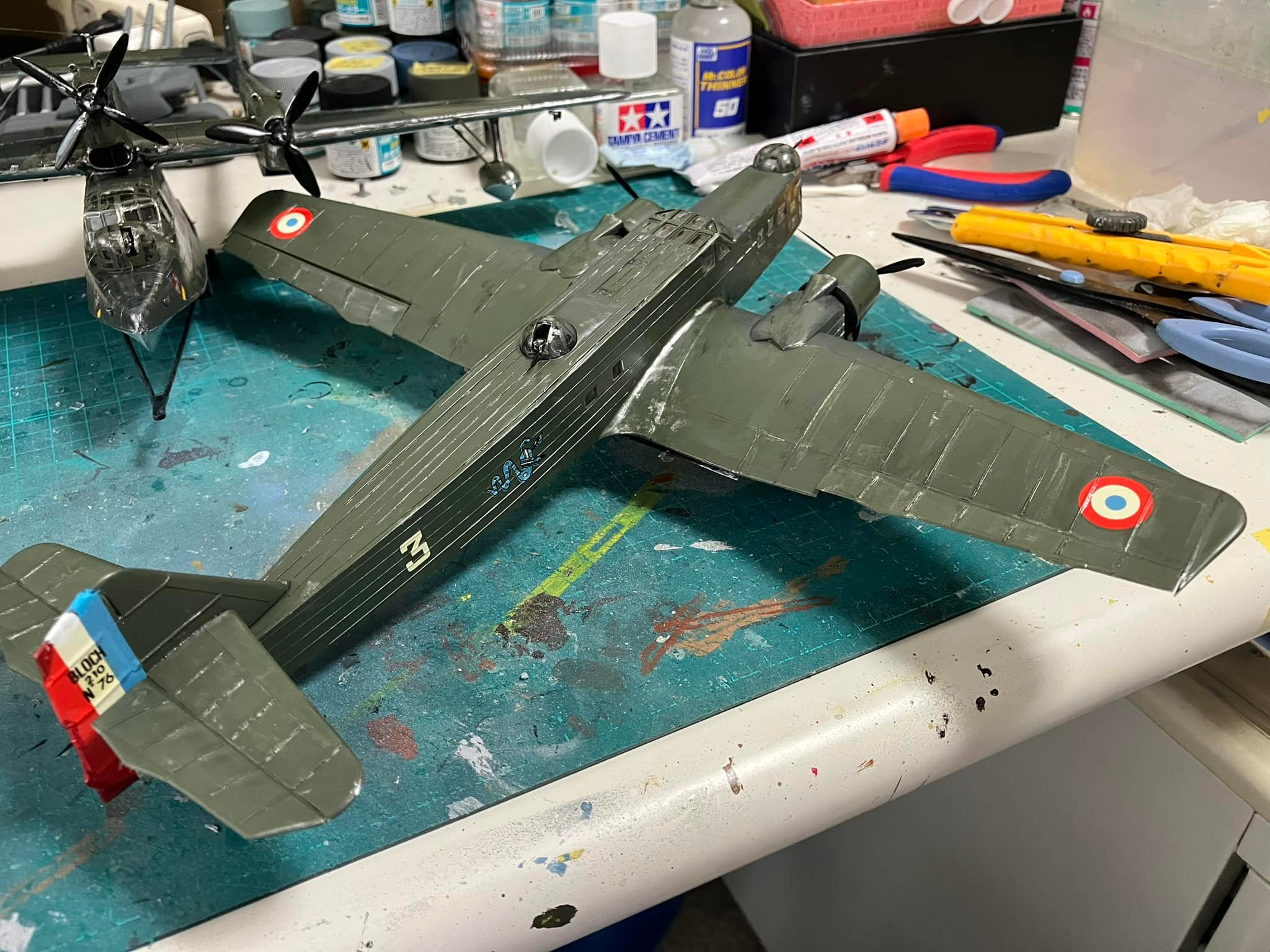 1/72 Bloch MB.210 I thought the shape and paint were boring