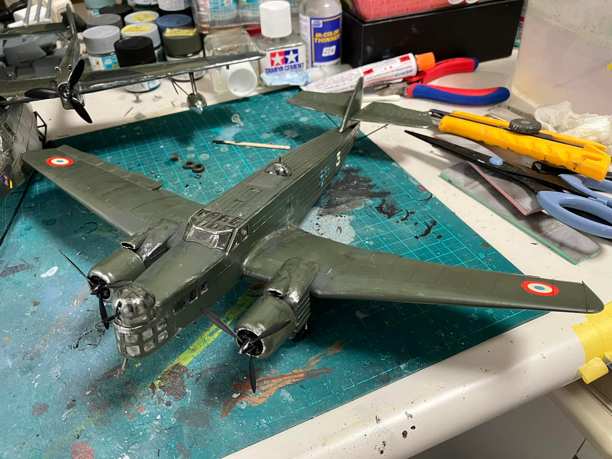 1/72 Bloch MB.210 I thought the shape and paint were boring