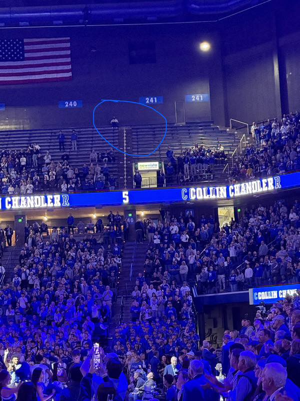 Cats - Jasper Johnson’s Dad, Dennis Johnson, spotted sitting at the ...