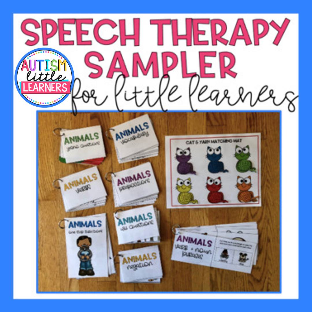 Speech Therapy Sampler Pack This... - Autism Little Learners | Facebook