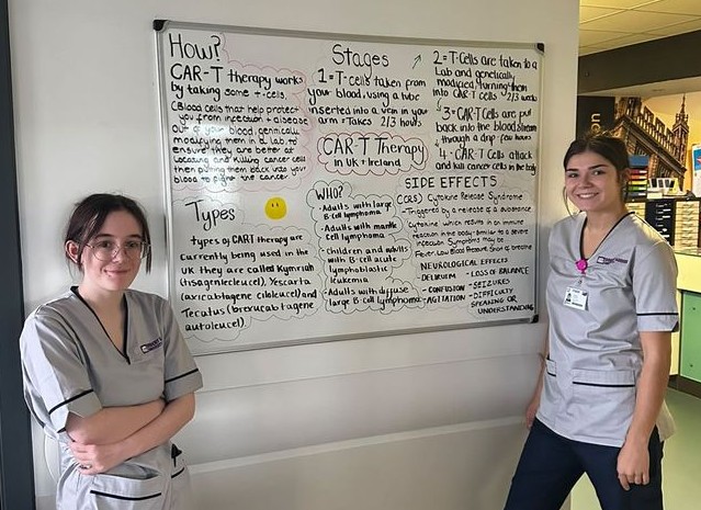 NHS Grampian - 🧬🦠🩸 Meet Charlie and Regan, RGU students on... | Facebook