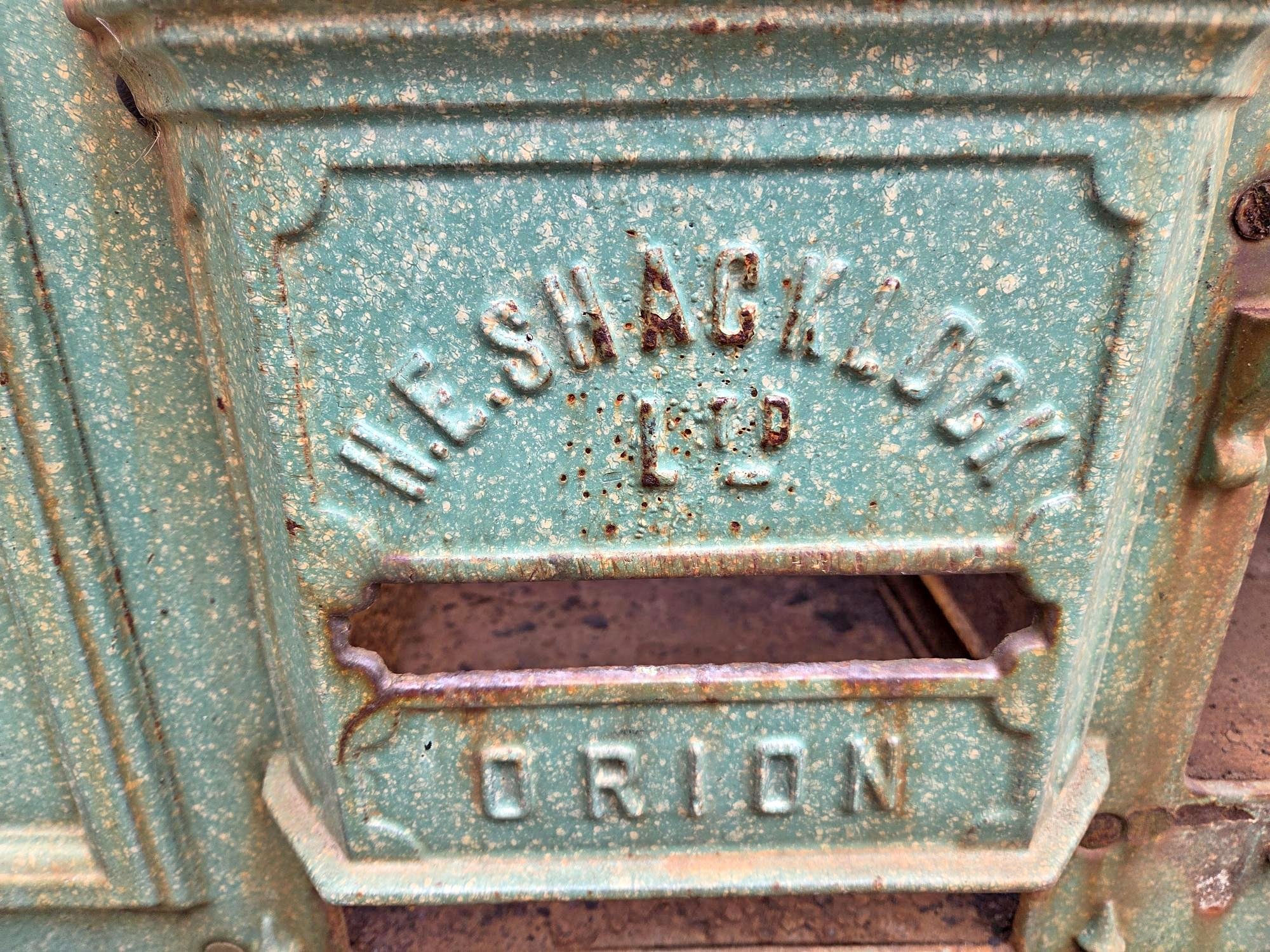 H.E. Shacklock “Orion No. 1” Cast Iron Coal Range – NZ Antique Kitchen ...