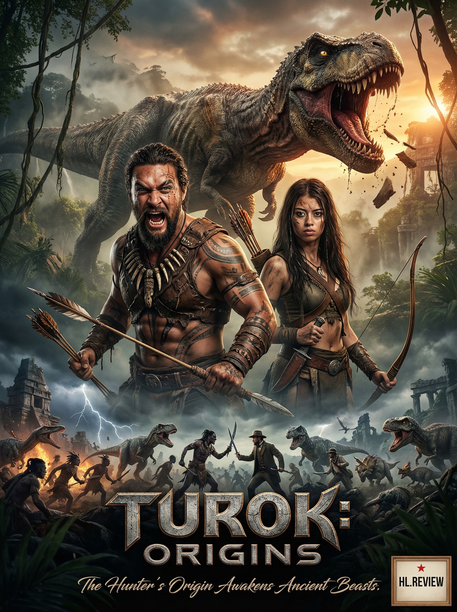 Trailer - 🎬 Turok: Origins (2026) 🎭 Starring: Jason Momoa, Amber
