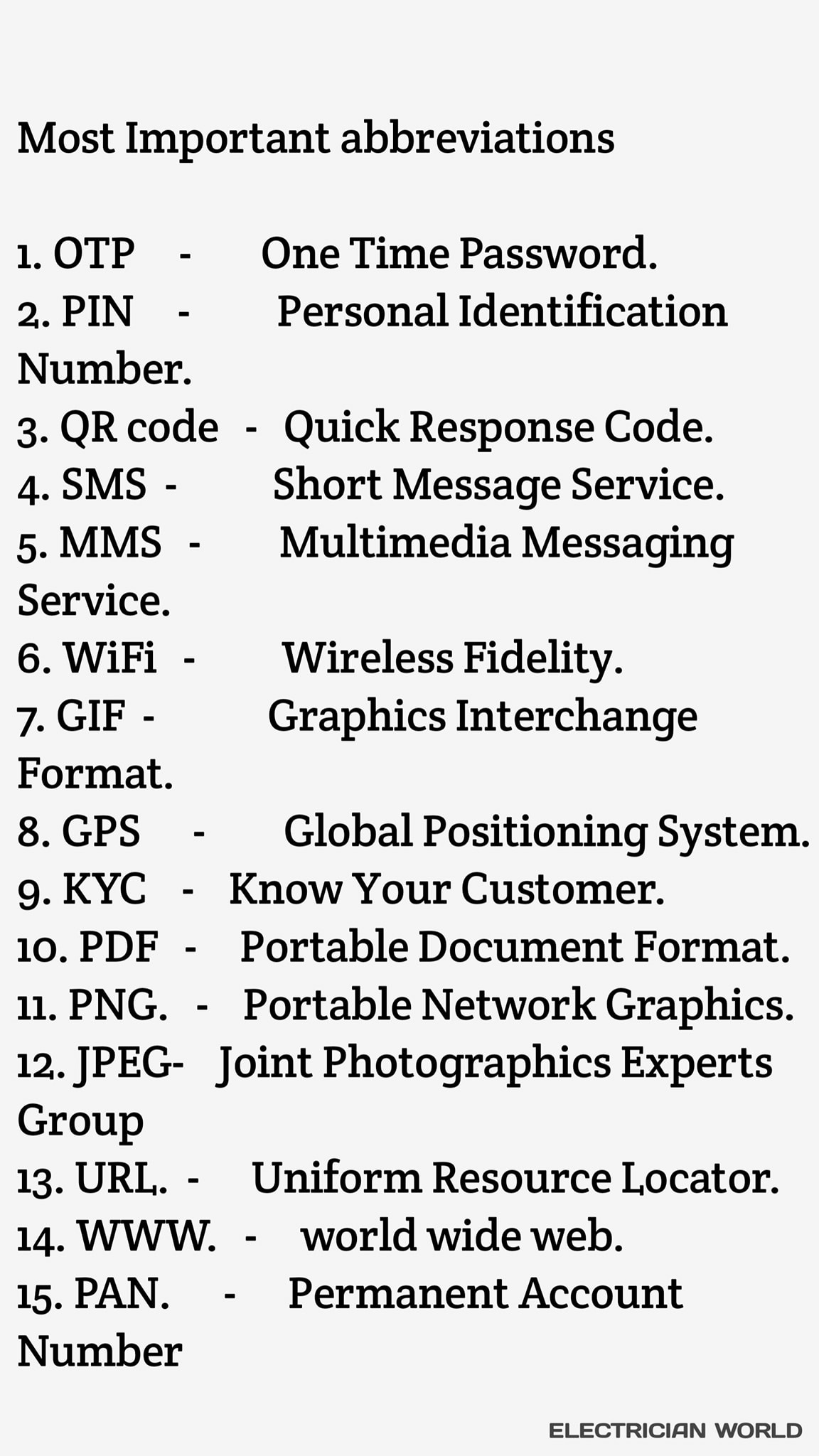 Electrician World added a new photo. - Electrician World