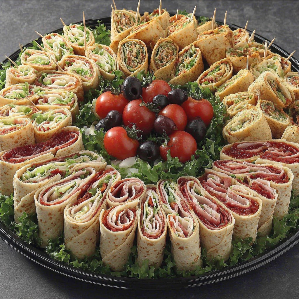 Grande - Plateau de wraps apéritifs assortis 👥 Pour 8 personnes ⏱ Temps ...