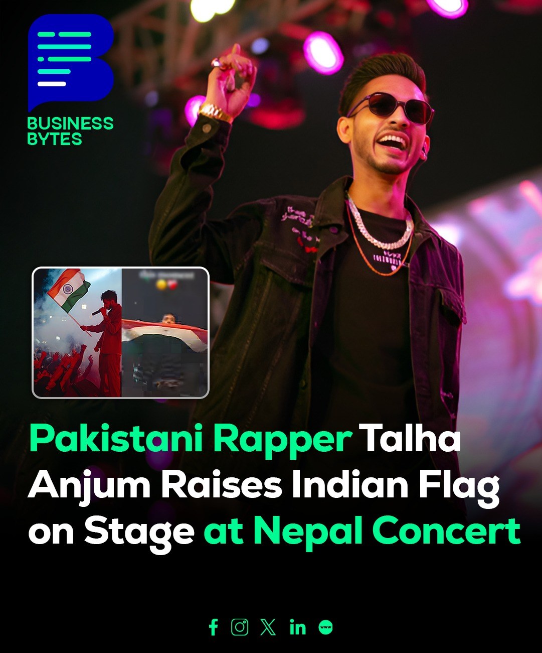 Pakistani rapper Talha Anjum... - Business Bytes Pakistan | Facebook