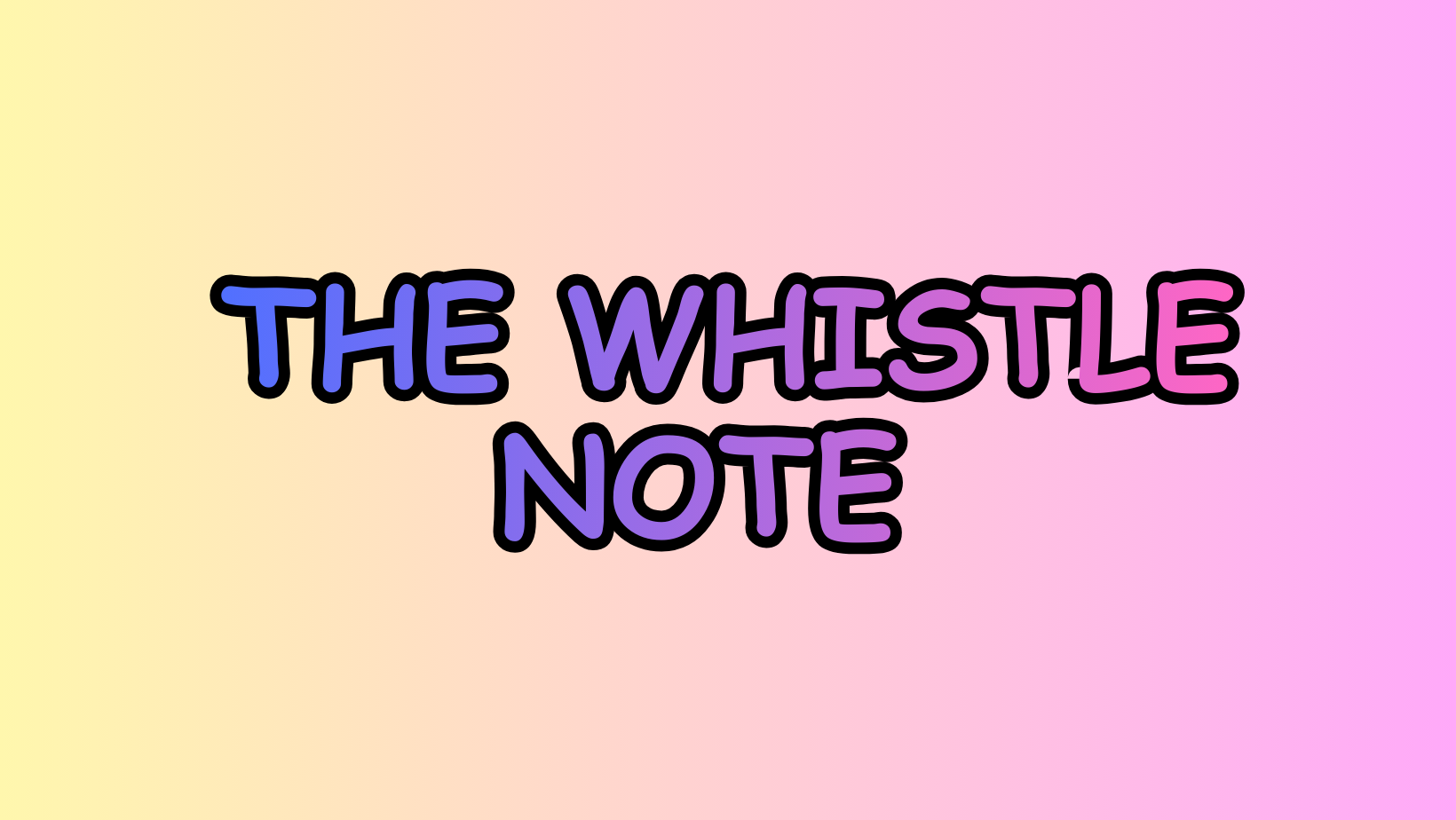 The Whistle Note | Manassas VA