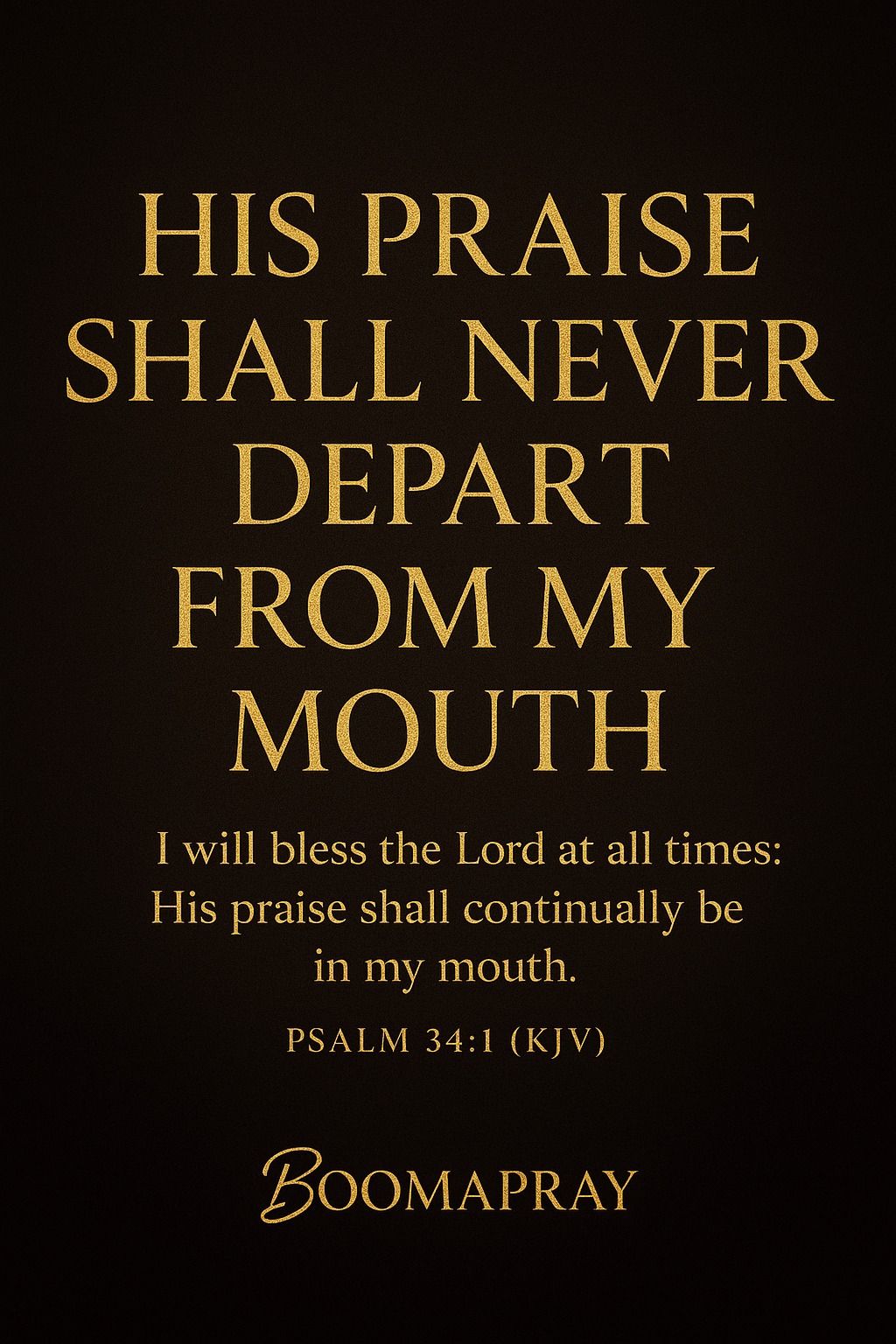 Blessing Aaduragbemi - His praise shall never depart from my mouth! 🙌🏽🔥 ...