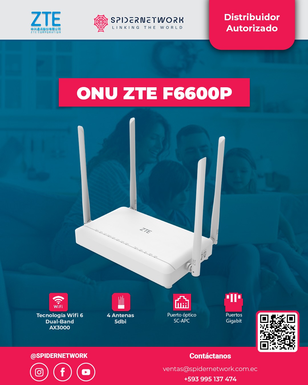 spidernetwork-zte-f6600p-velocidad-y-estabilidad-con-wifi-6