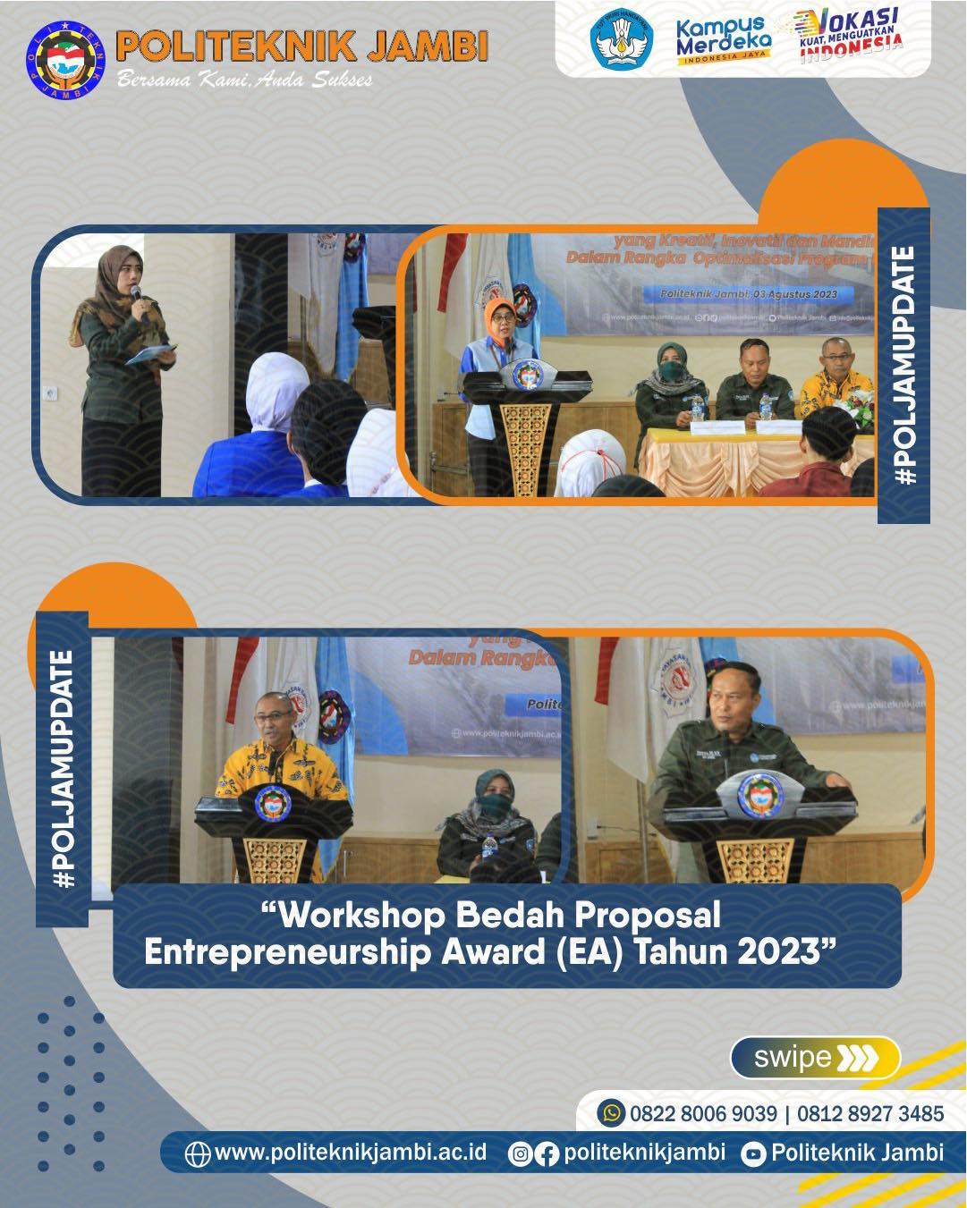 Workshop Bedah Proposal... - Poljam - Politeknik Jambi