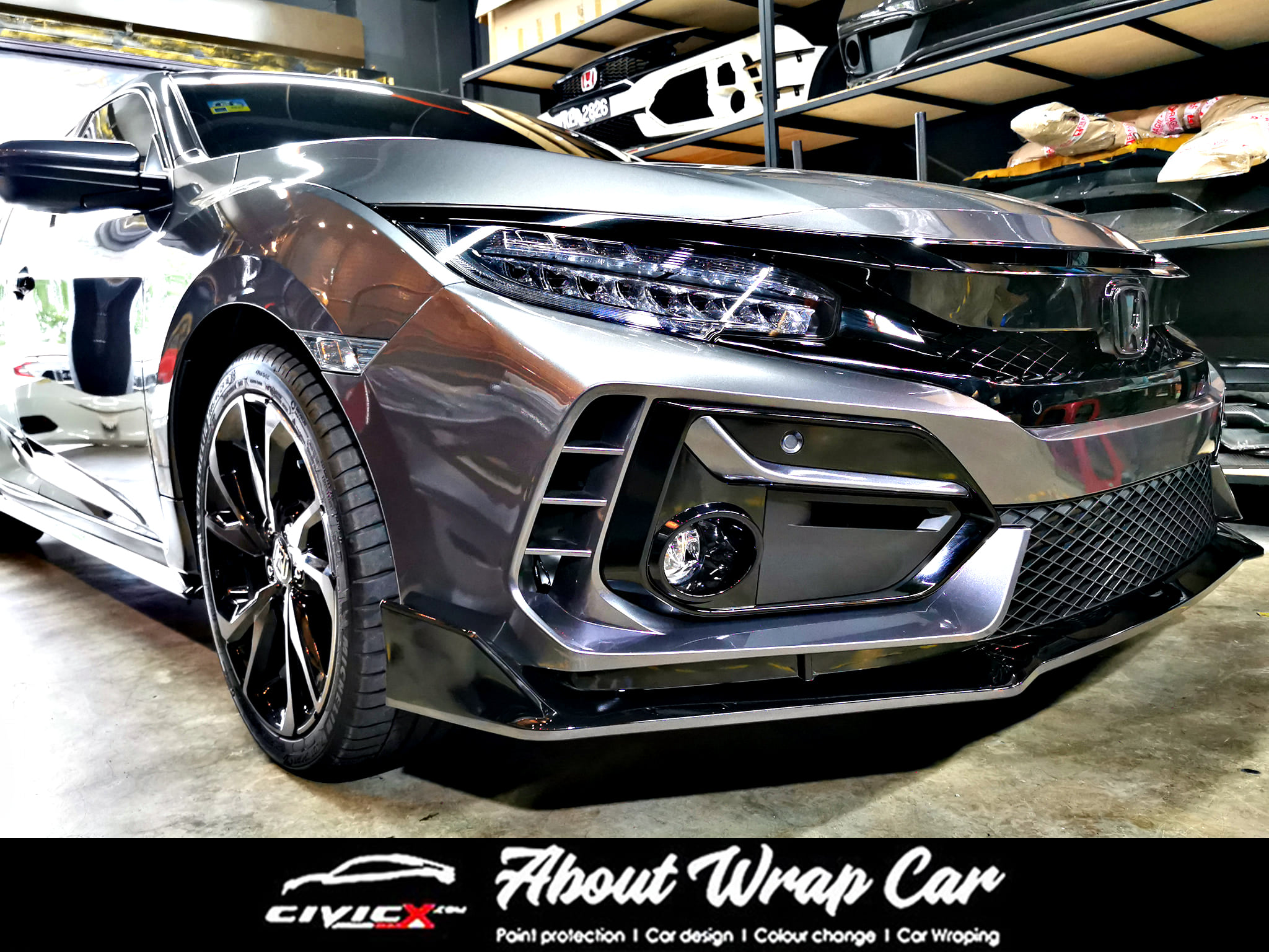 About wrap car - 🥇 ชุดกันชนหน้า Type R Mc 2020 เต็มระบบ...
