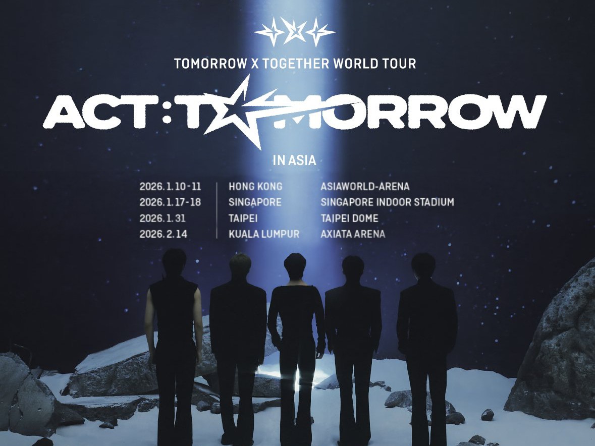 TXT has announced the asia stops for their World Tour, 