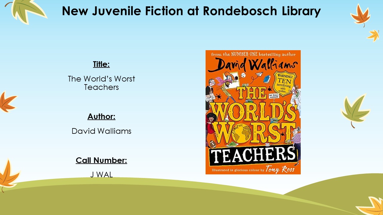 New Juvenile Fiction Titles now... - Rondebosch Library