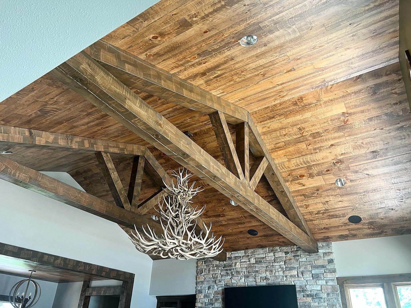 Enterprise - A beautiful vaulted ceiling by STF Construction featuring ...