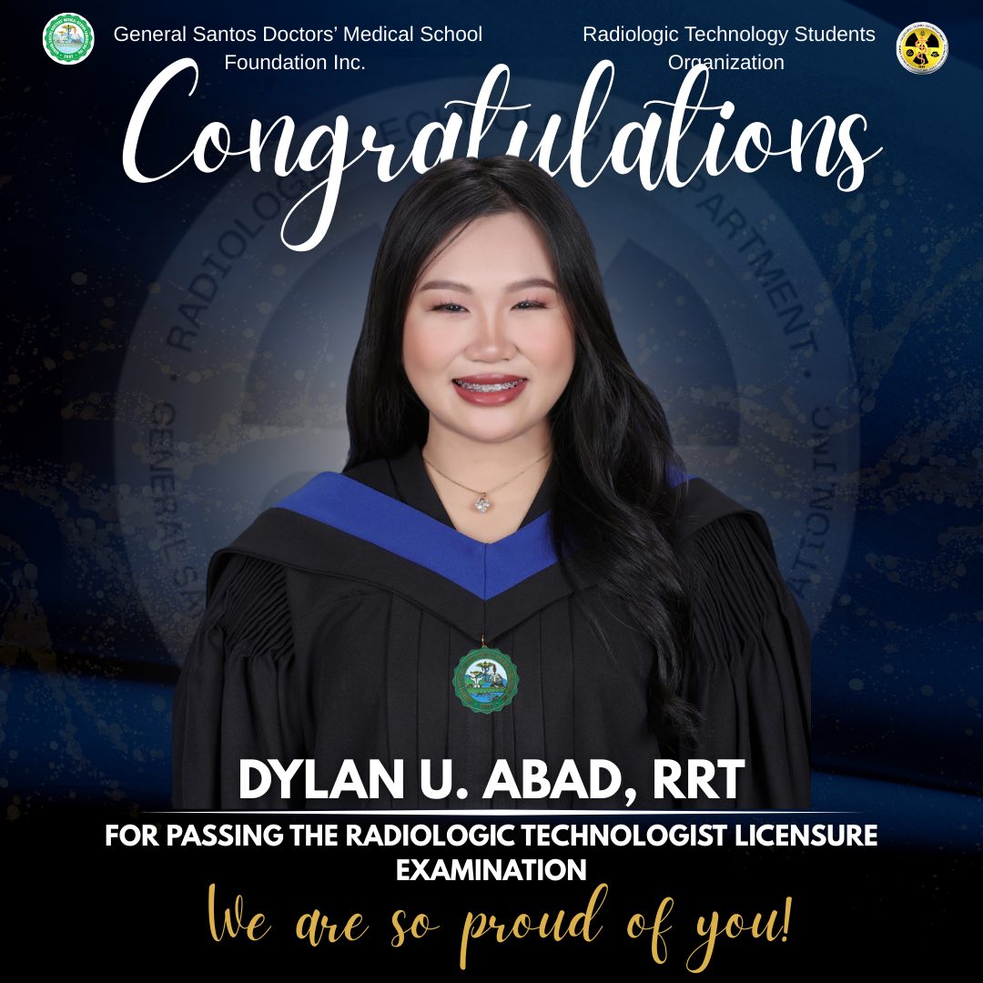 𝗥𝗥𝗧 𝗖𝘂𝘁𝗶𝗲𝗳𝗶𝗲𝗱! ☢️💛 𝘾𝙤𝙣𝙜𝙧𝙖𝙩𝙪𝙡𝙖𝙩𝙞𝙤𝙣𝙨... - GenSan Doctors' RTSO | Facebook