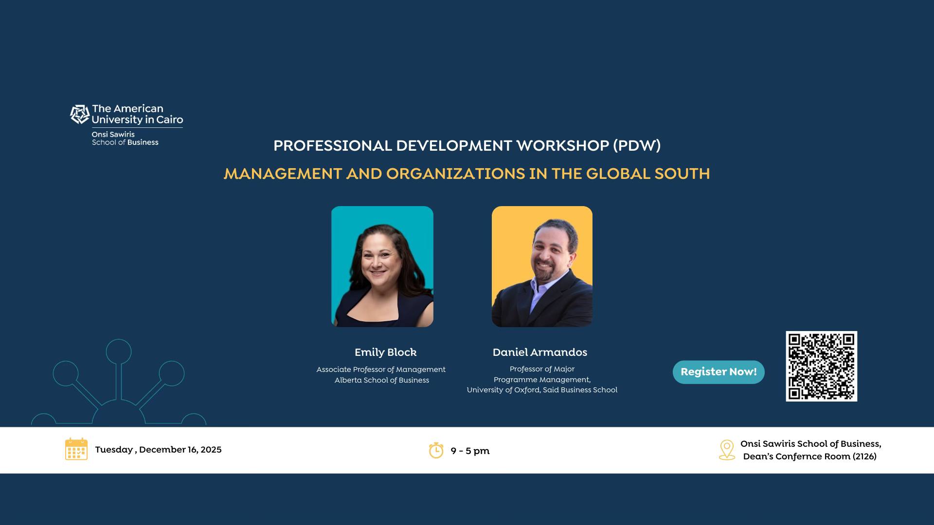 Professional Development Workshop (PDW)