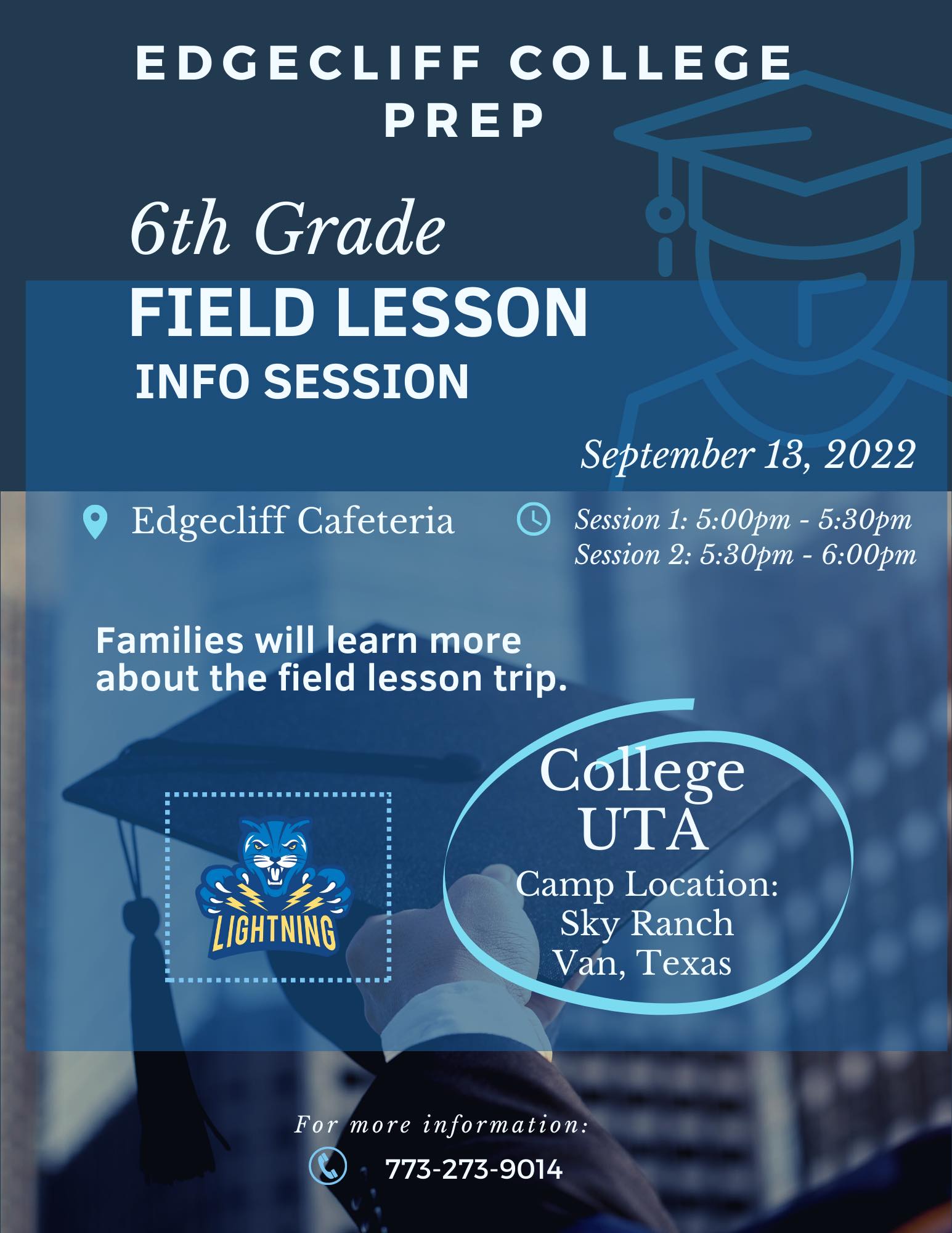 IDEA Edgecliff - Lightning CP Families, Field Lessons are... | Facebook