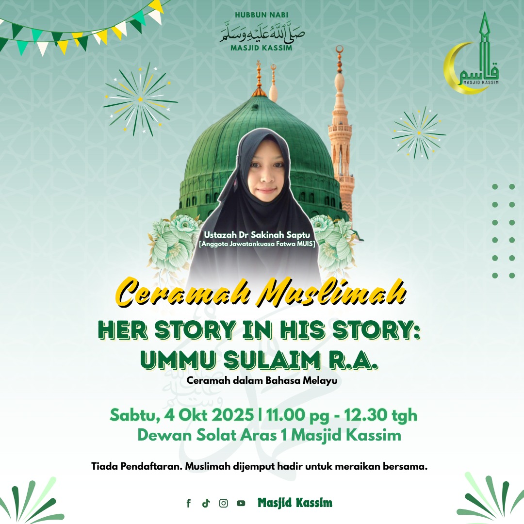 Masjid - 🌿 Mahabbah Rasul Fiesta 2025 🌿 🌸 Ceramah Muslimah 🌸 Her Story ...