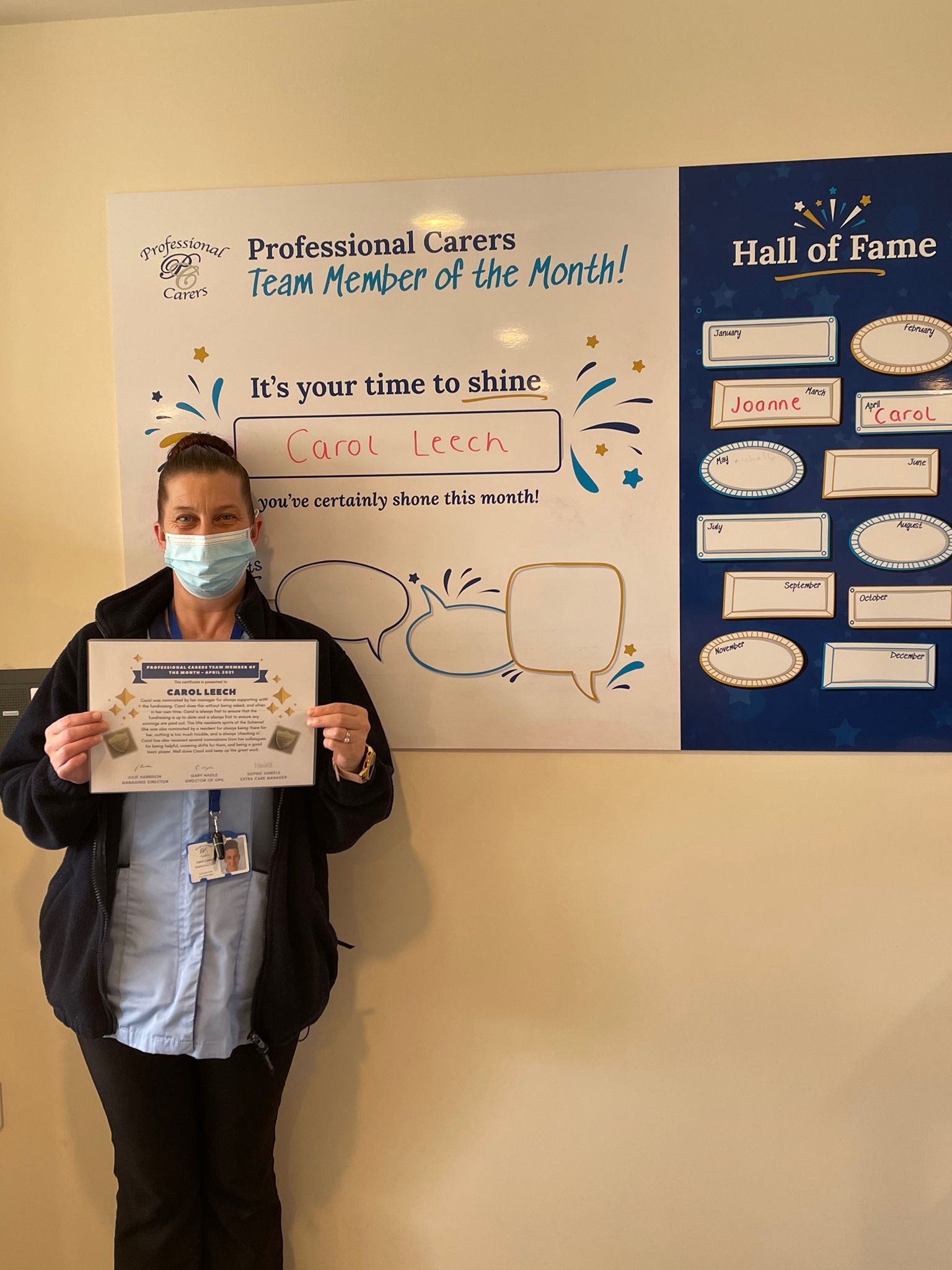 Congratulations Sandy and... - Professional Carers Edinburgh