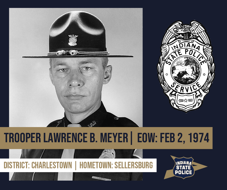 Indiana - Fifty-two years ago on this date we lost Trooper Lawrence B ...