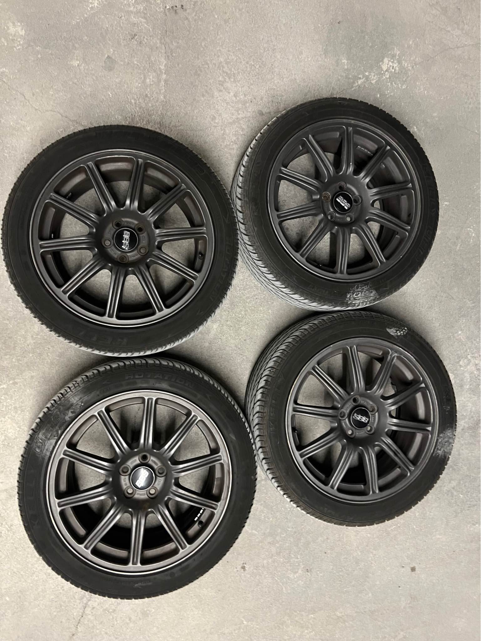 2004 WRX STi BBS Size: 17x7.5