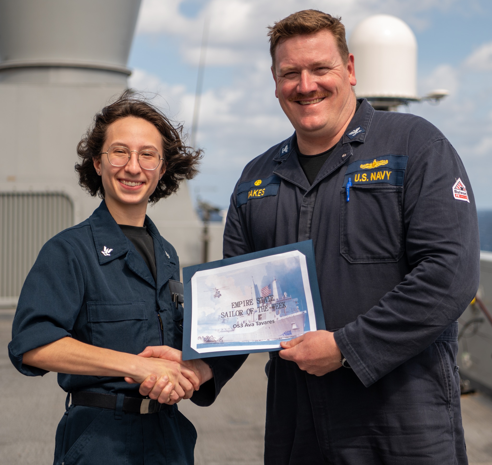 👍EMPIRE STATE SAILOR AND MARINE... - USS NEW YORK (LPD 21) | Facebook