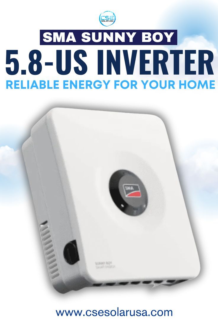 CSE - Introducing the SMA Sunny Boy Smart Energy 5.8-US: The Pinnacle ...