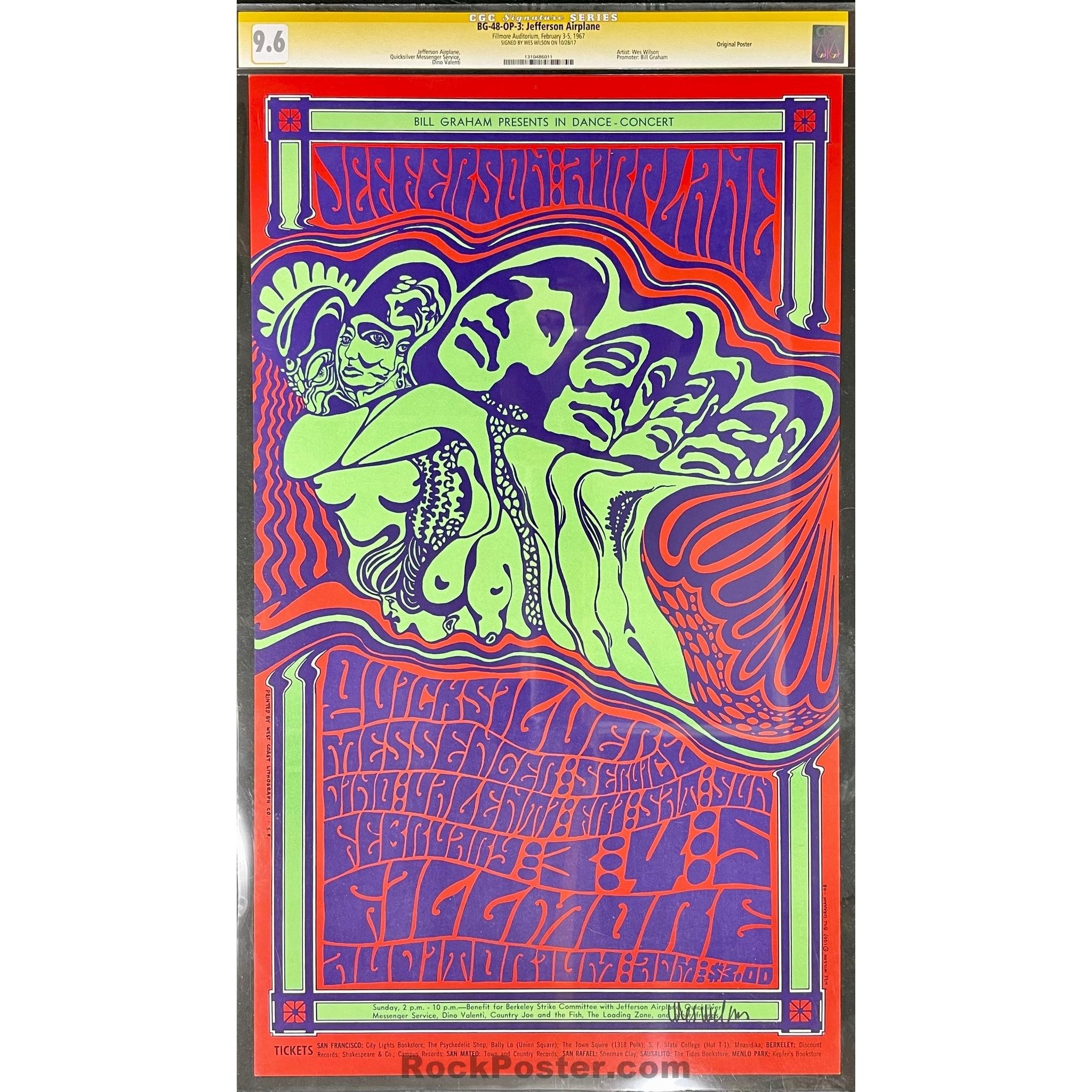 SF - 🎸 NEW! @sfrockposters 🎸 BG-48-OP-3 - Jefferson Airplane - 1967 ...