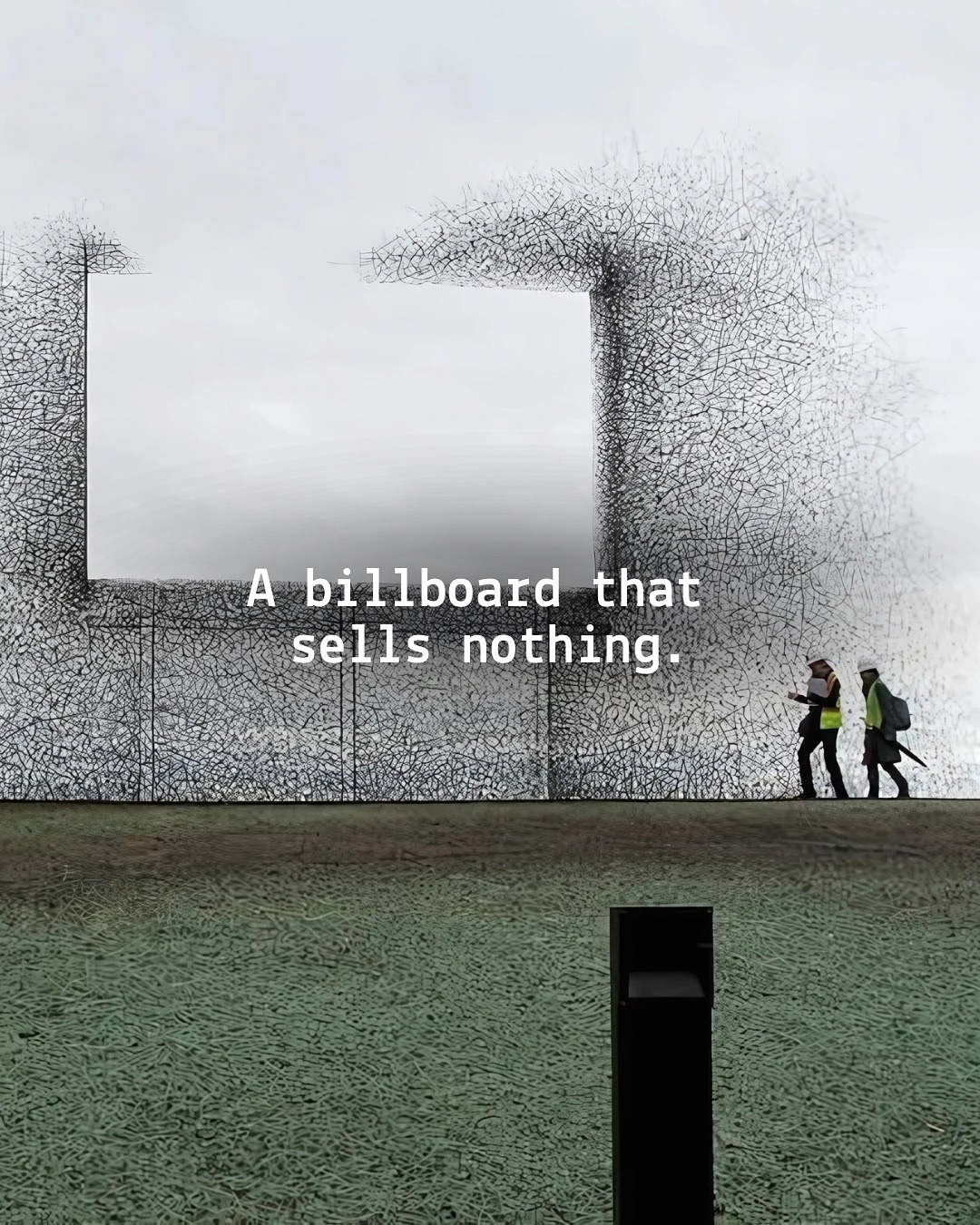 Architecture - “Non-Sign II” (by Lead Pencil Studio) is a skeletal ...