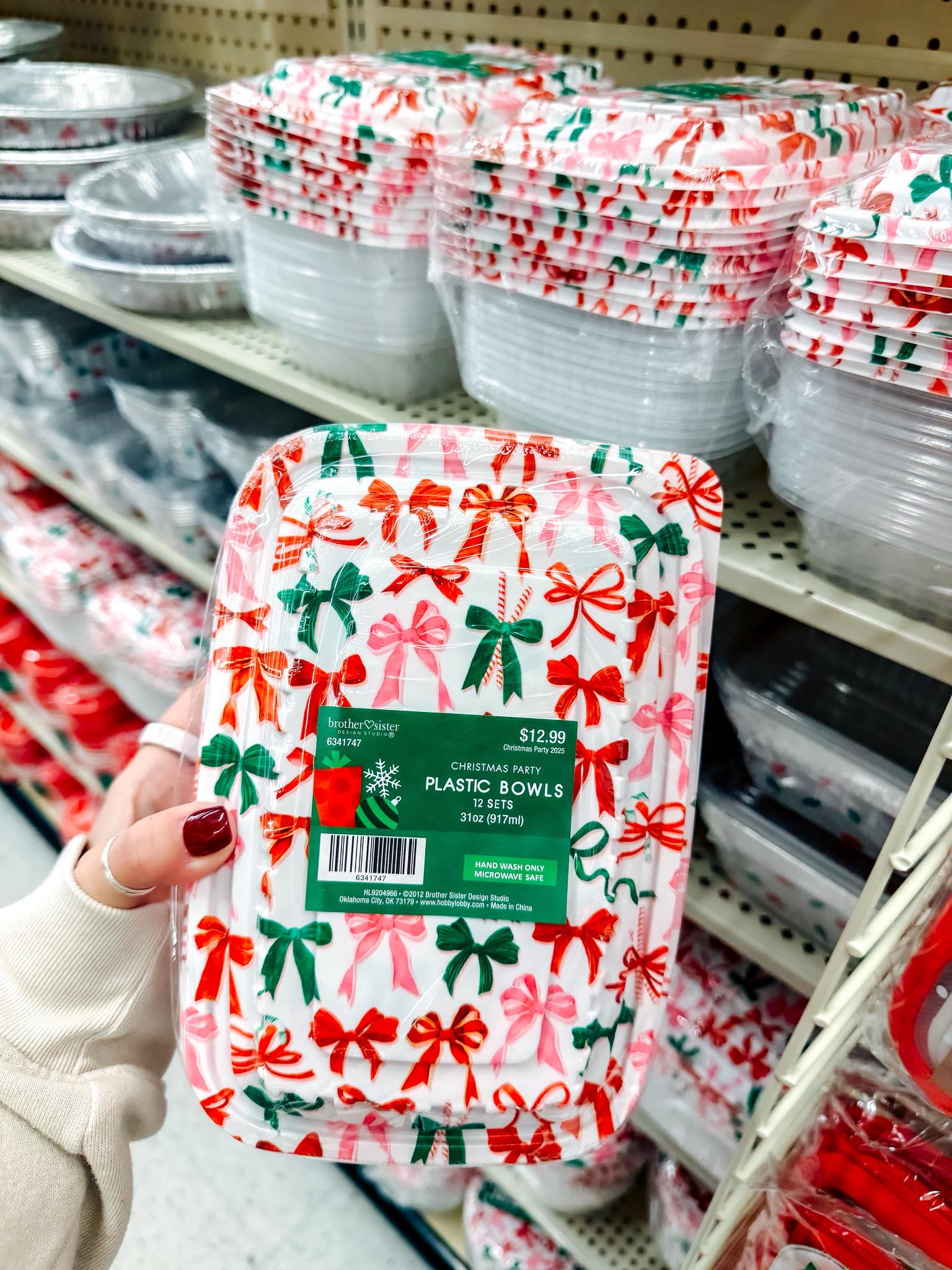 These meal prep containers from Hobby Lobby are sooo cute