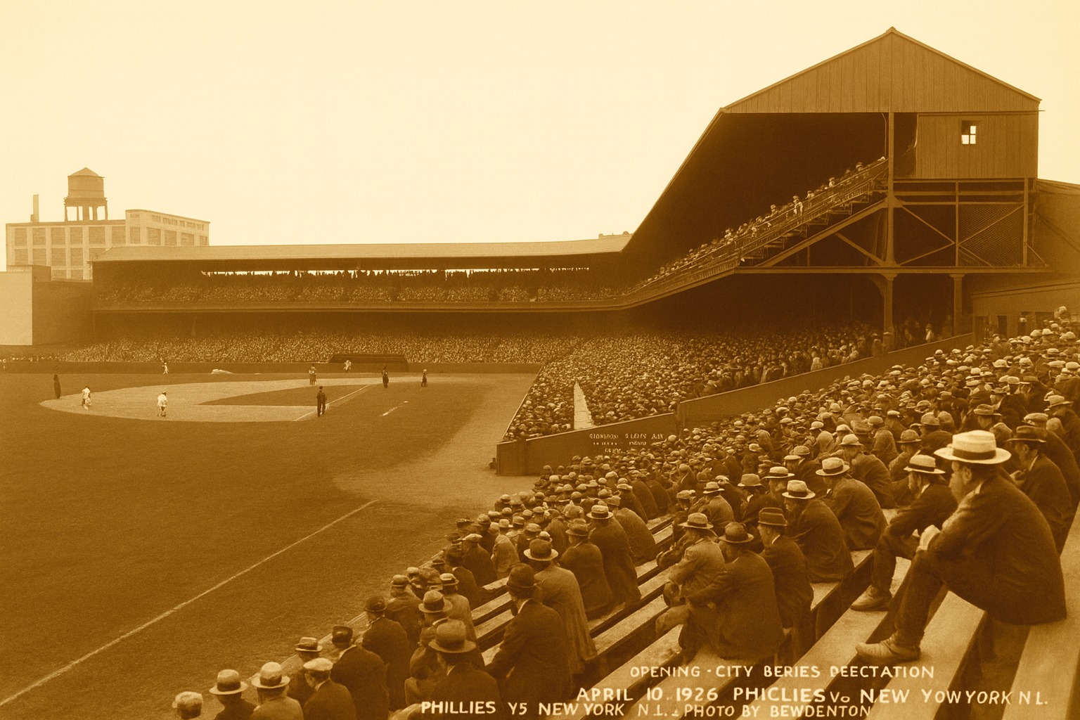 Old-Time - (Main Photo - Baker Bowl, Philadelphia, PA, where the first ...