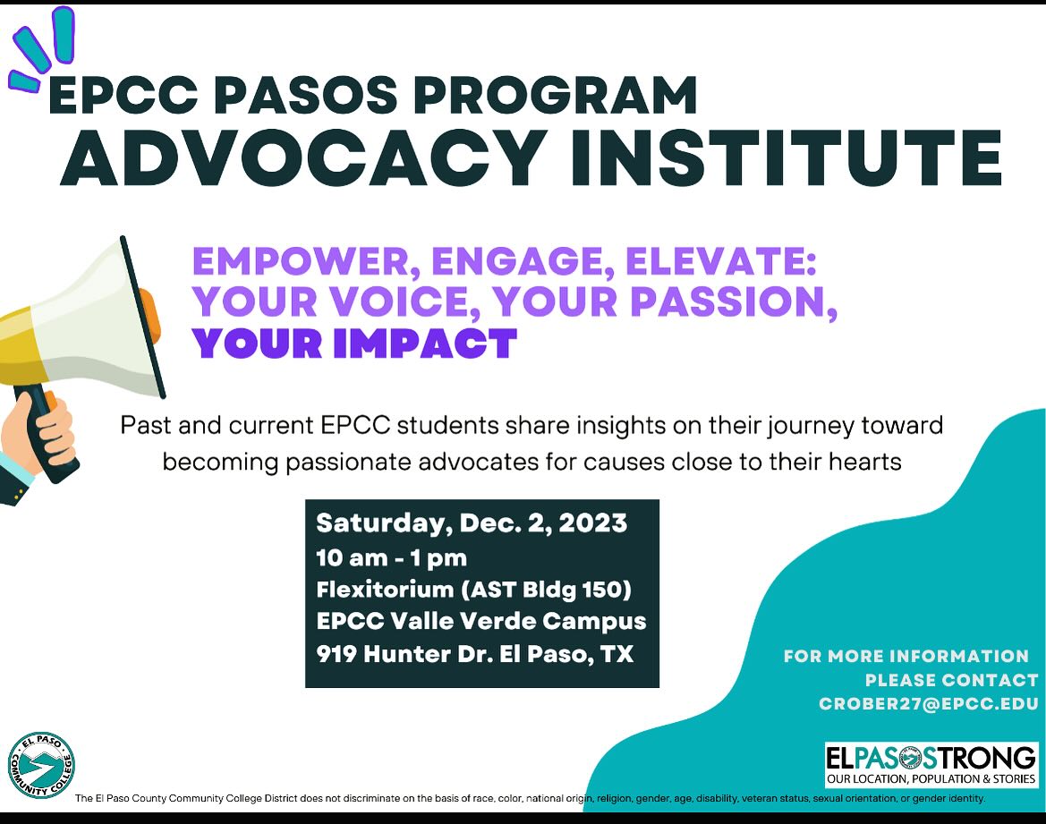 Pasos Program... - Pasos Program - El Paso Community College