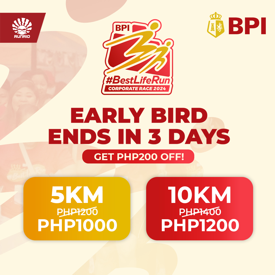 BPI - 3 Days left for you to enjoy the Early Bird Rates...