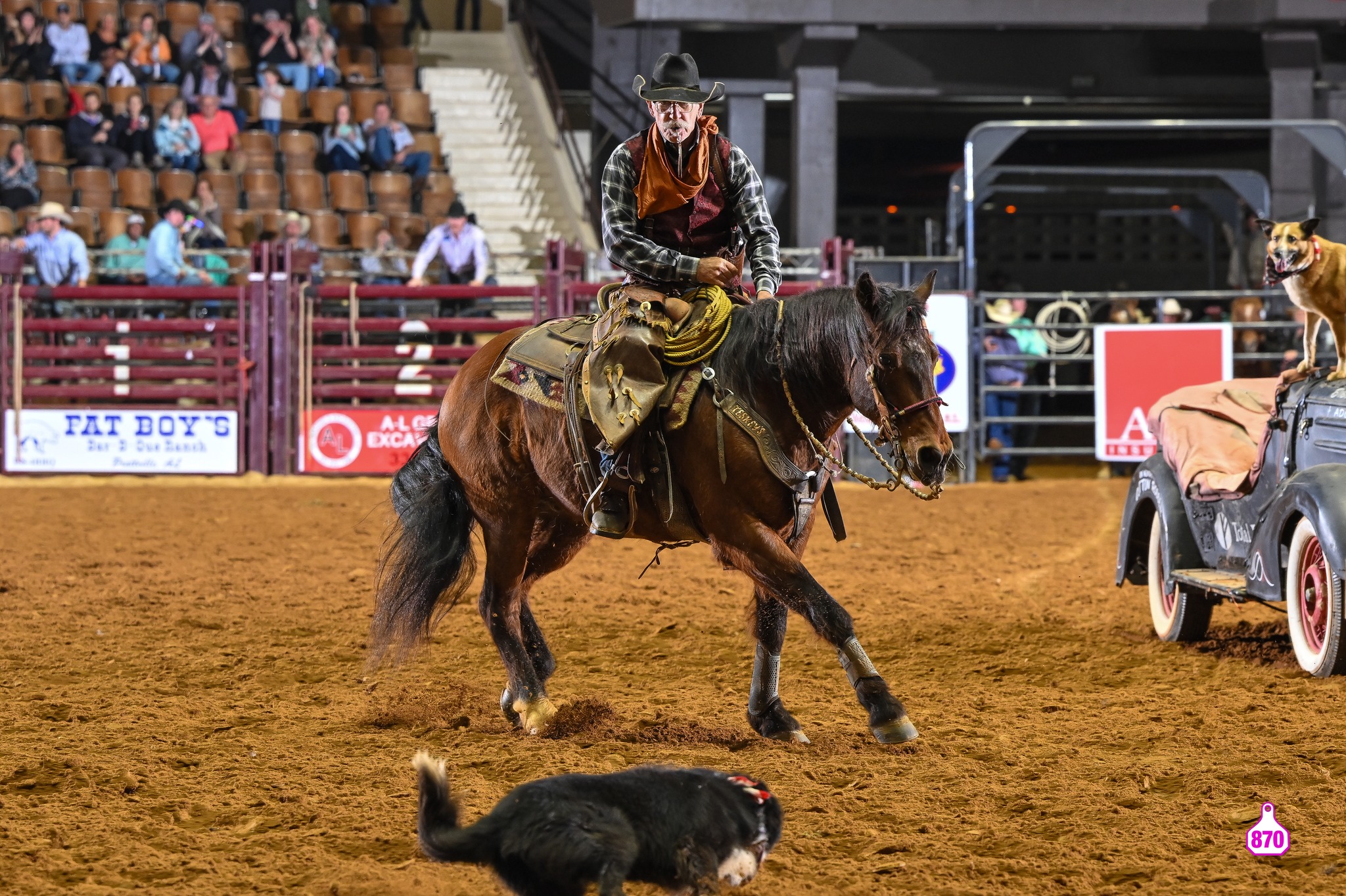 SLE - Bobby Kerr 2024 SLE Rodeo Specialty Act Garrett Coliseum ...