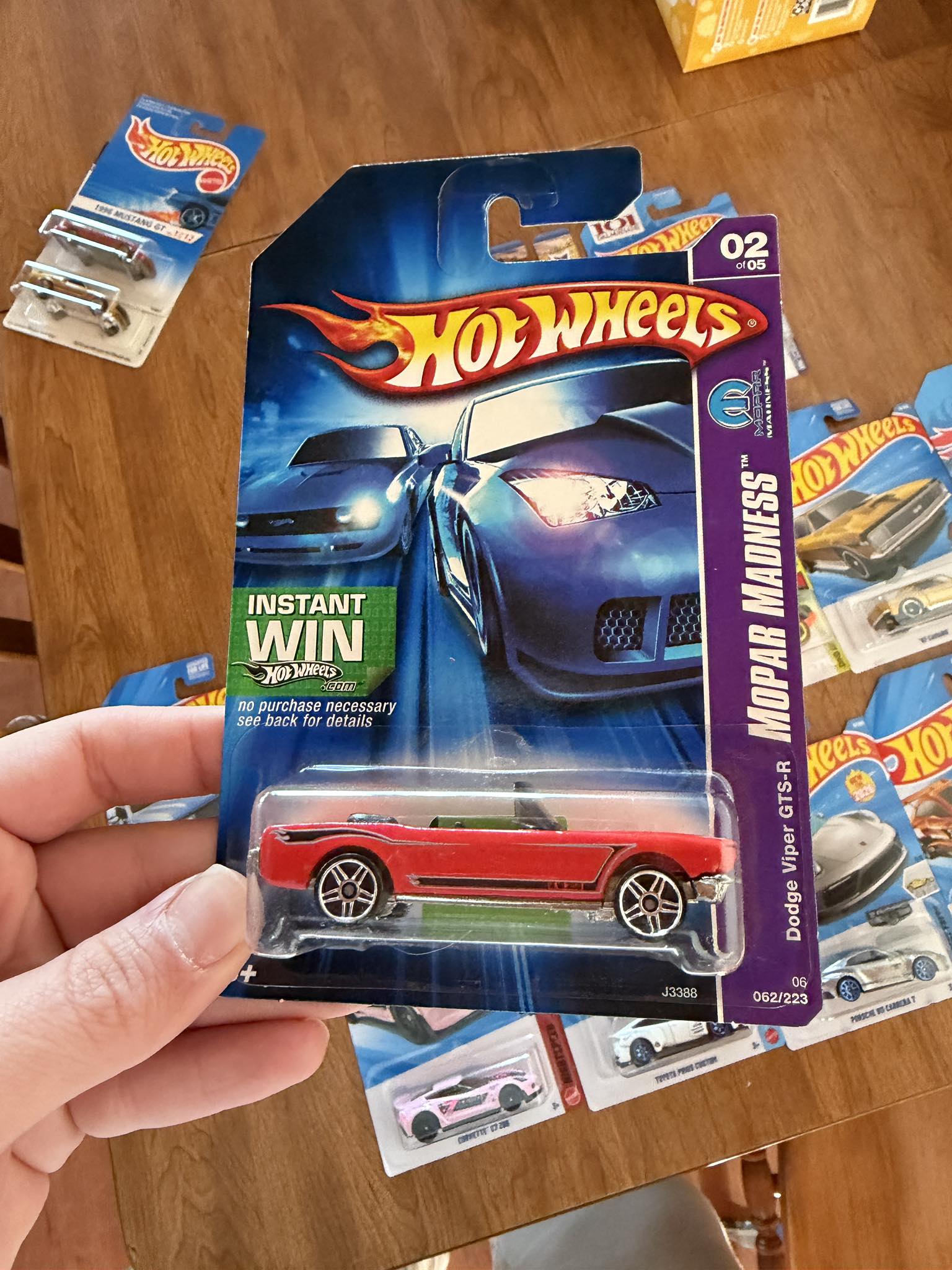 What is the error on Hot Wheels Ford Mustang GTD?