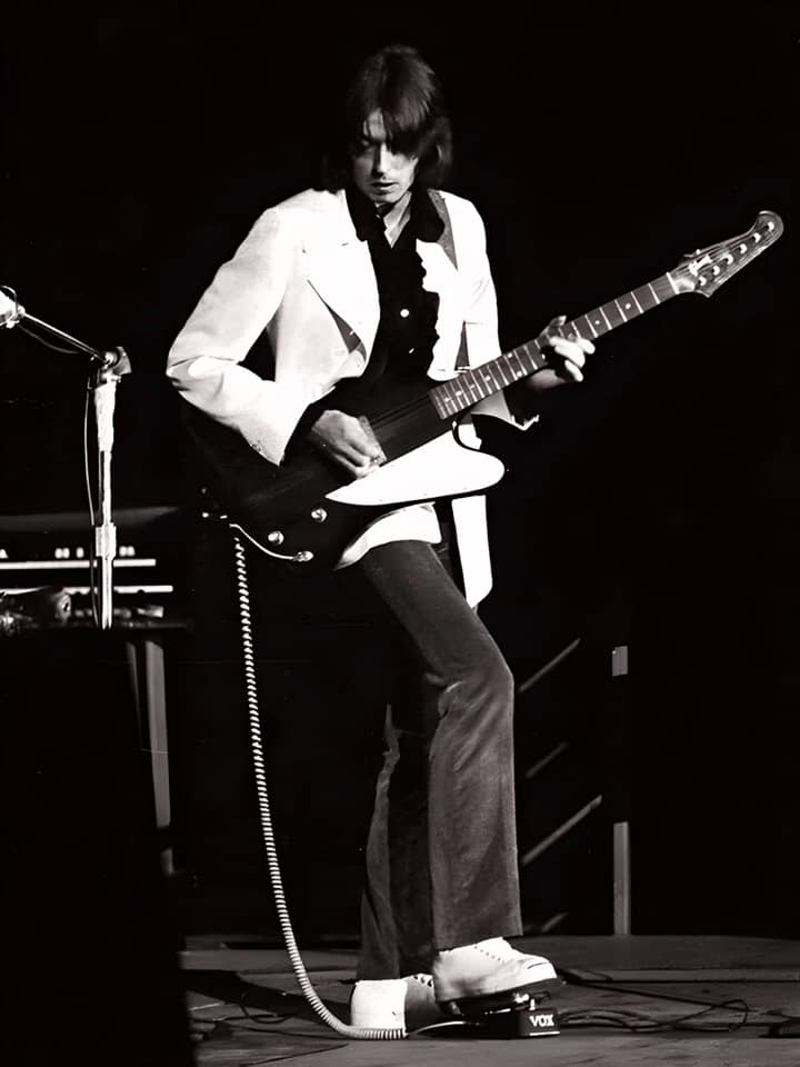 Eric Clapton in 1968 playing a Gibson Firebird