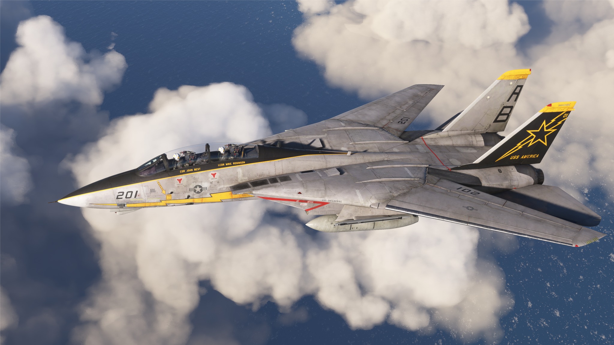 Rogue Nation F-14A Tomcat Buno.159631 details and patch