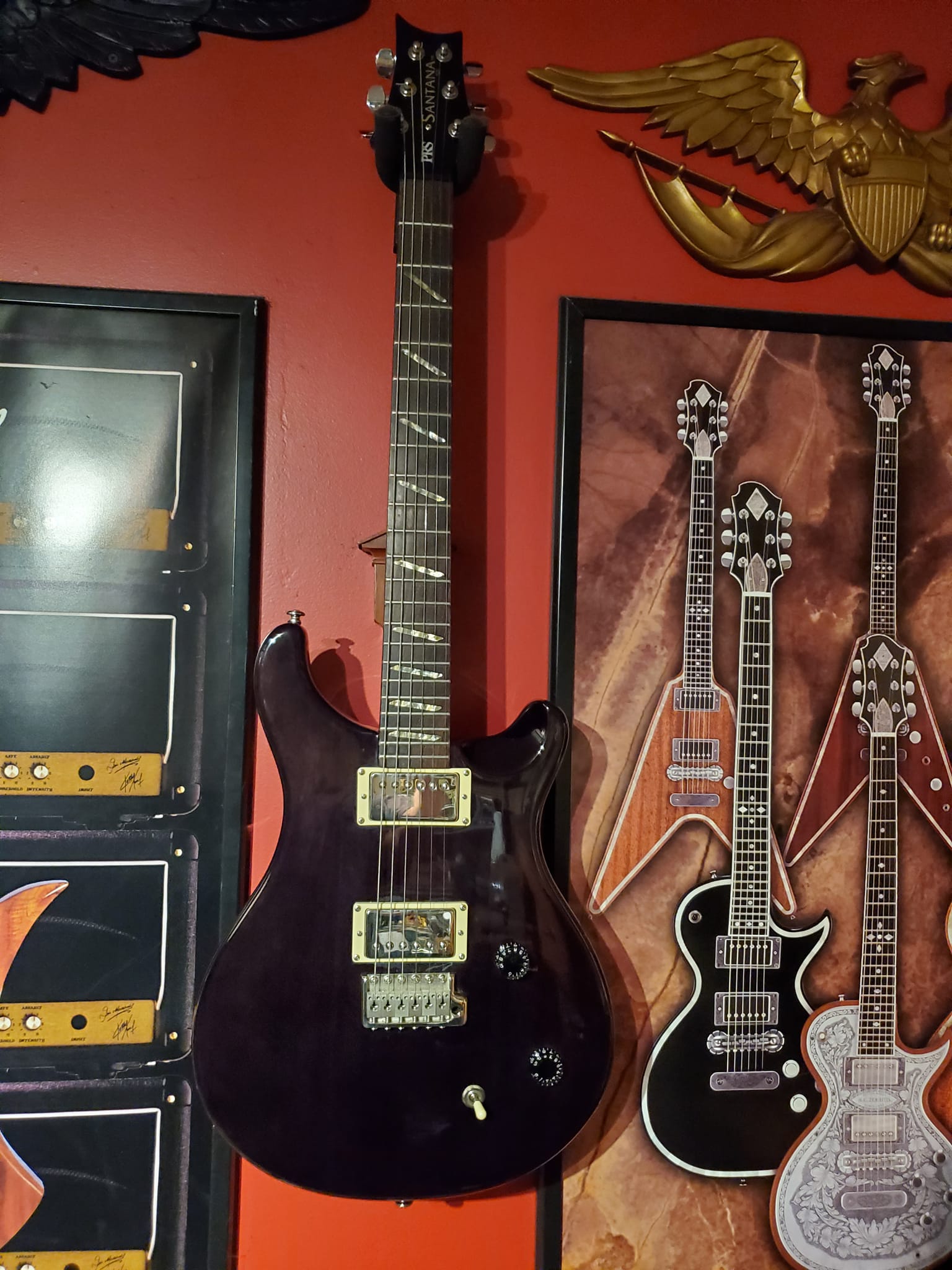 Customized PRS Santana Standard guitar with Dimarzio and Seymour