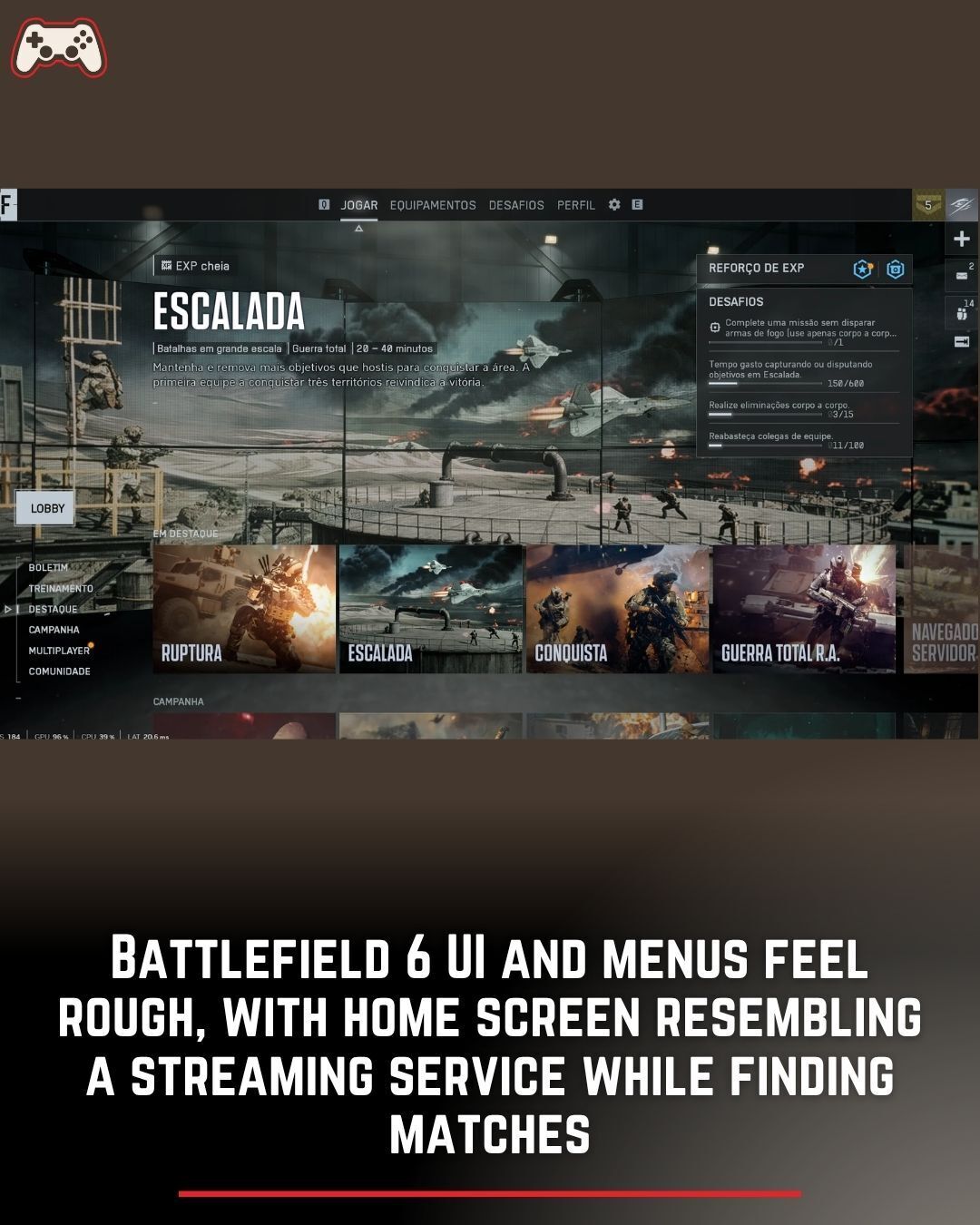 Unknown - Battlefield 6 may offer intense battles, but some early ...