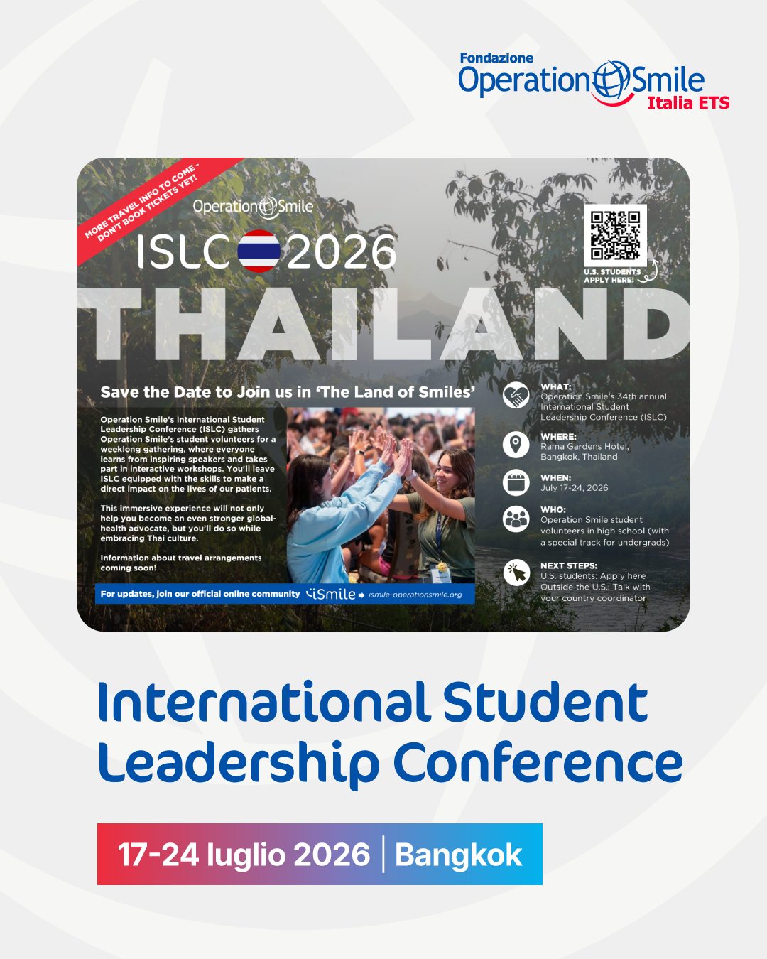 Fondazione - #ISLC2026: la leadership del futuro si incontra in ...