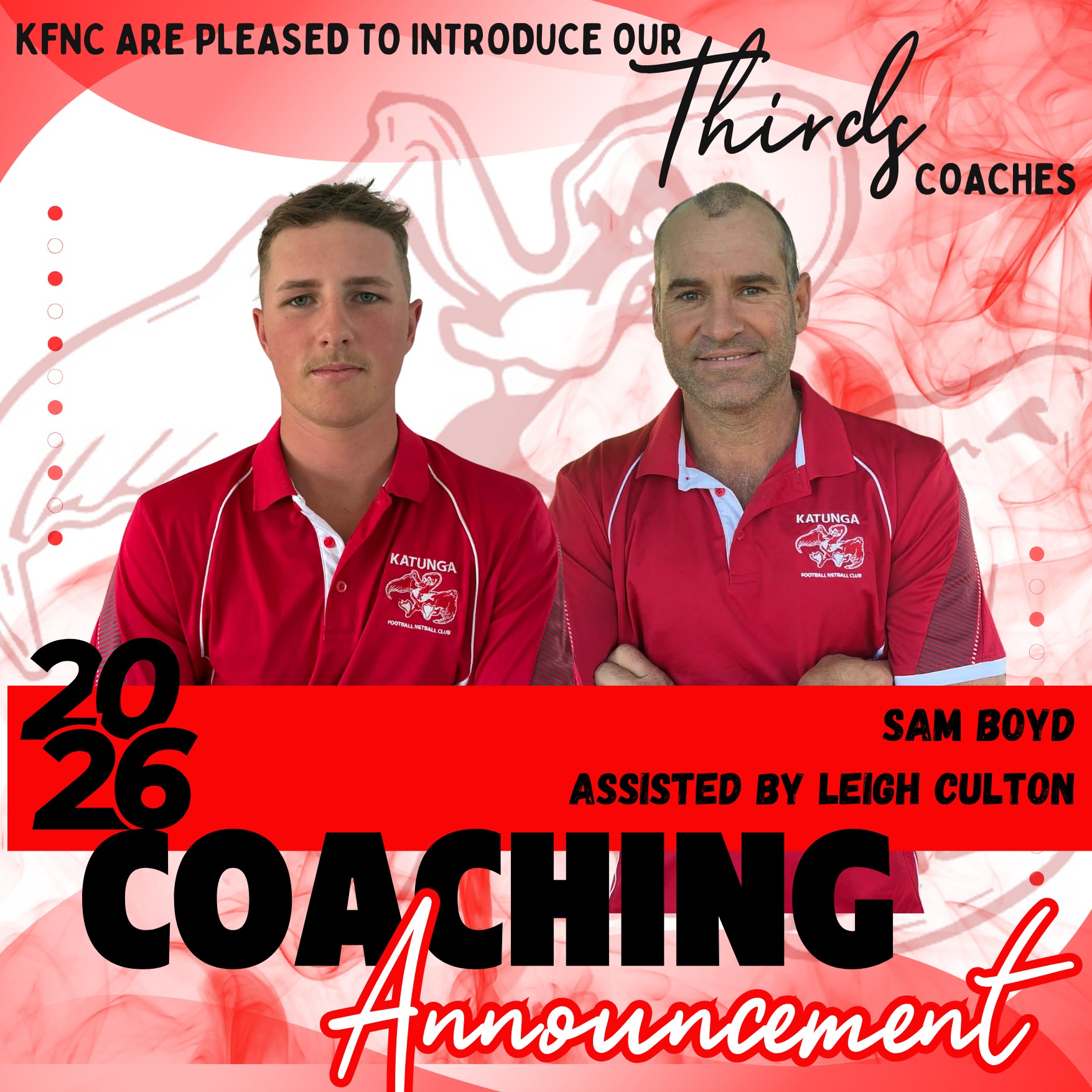 Katunga - 📢2026 Fourths Coaches We’re excited to announce Mick Boase ...